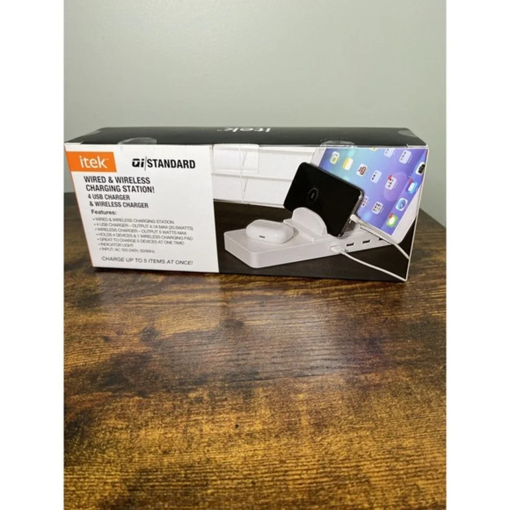 Itek Dock5 Multi-Device Charging Station Wireless And‎ Wired